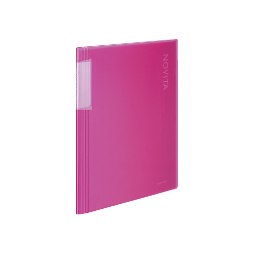 ノビータ　クリアカラー　Ａ４縦　２０Ｐ　桃画像