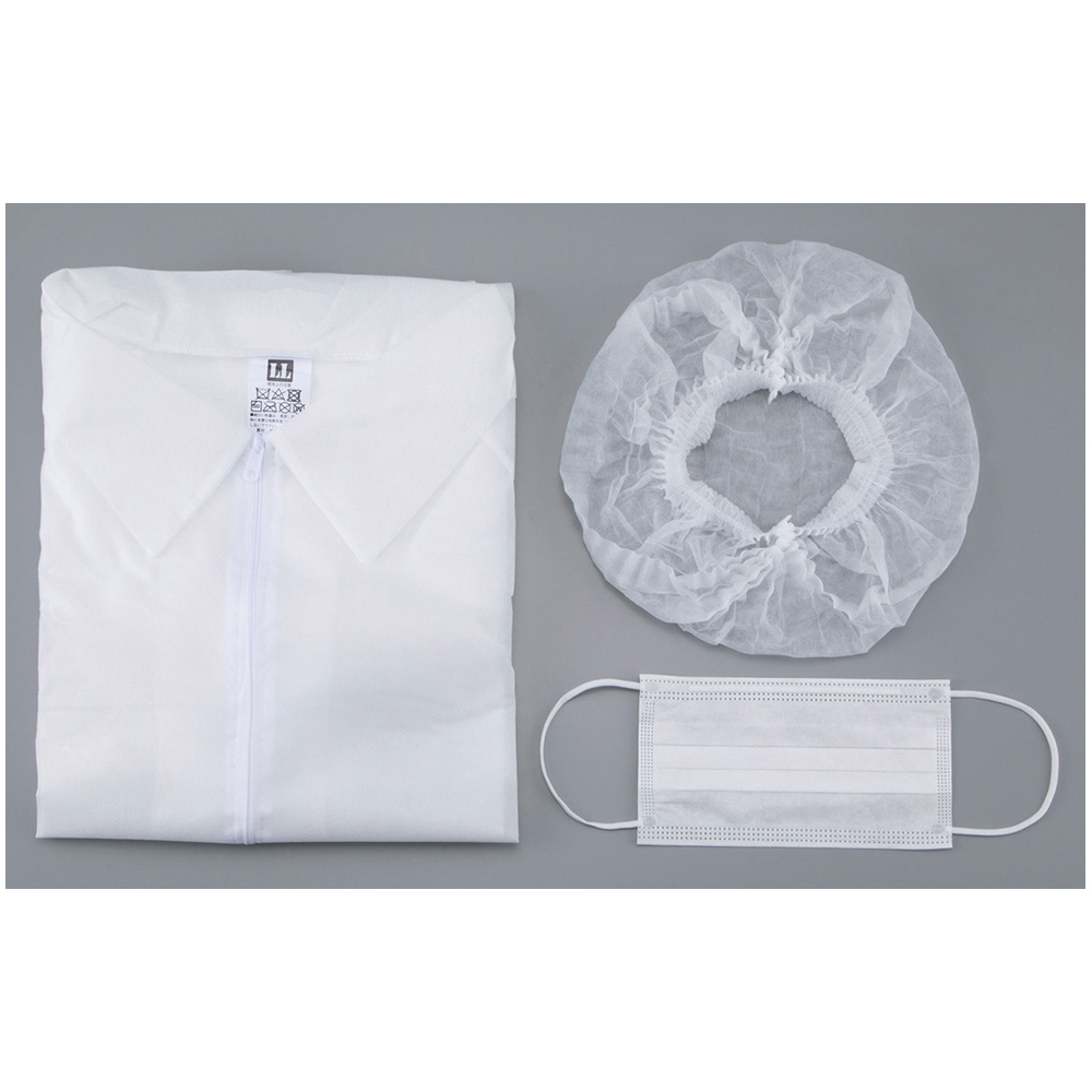 不織布ウェア 3Lサイズ 3点セット