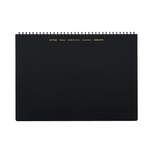 ソフトリングノート（ビジネス）方眼罫画像