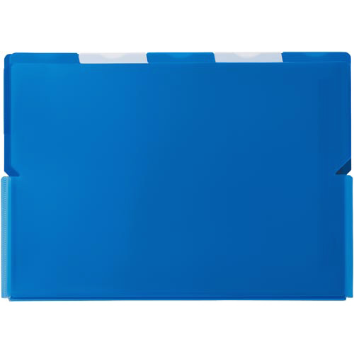 スーパーハードホルダー５山　ワイドヨコ　青画像