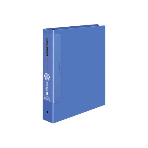 クリヤーブック替紙式青Ａ４縦背幅６３ｍｍ画像