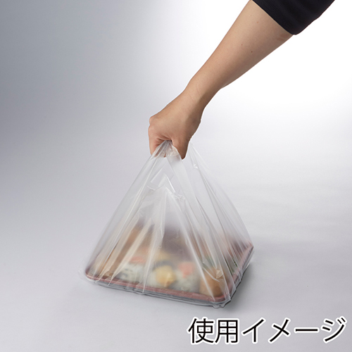 商品のお持ち帰りに！半透明のレジ袋