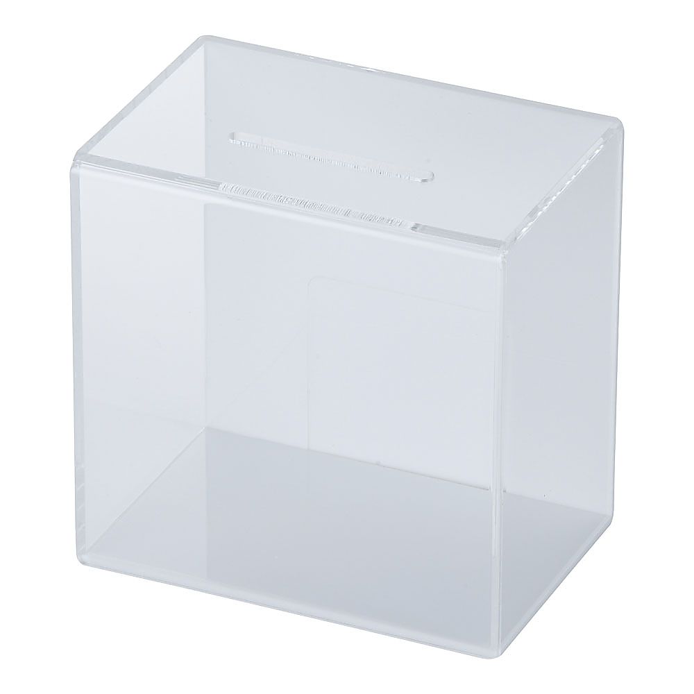 アンケート・募金・応募BOX 白画像