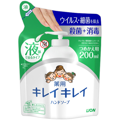 ｷﾚｲｷﾚｲ 薬用 液体ﾊﾝﾄﾞｿｰﾌﾟ つめかえ用 200mL 1ｾｯﾄ(24個)画像