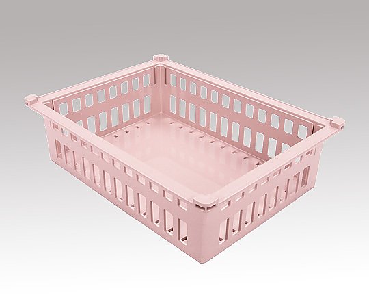 バスケット(モジュールシリーズ)　34-10タイプ（深さ10cm）帯電防止　ピーチ画像