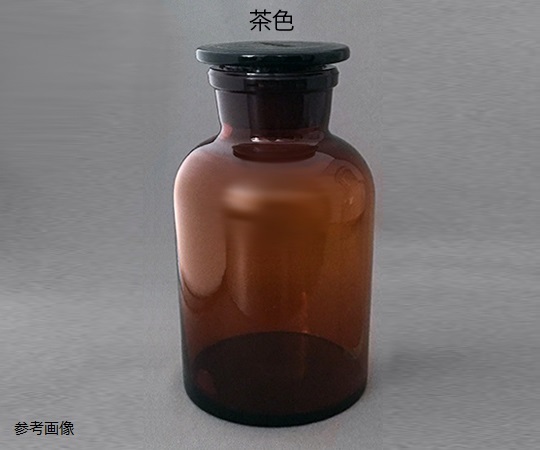 共栓広口試薬瓶　茶　1000mL画像