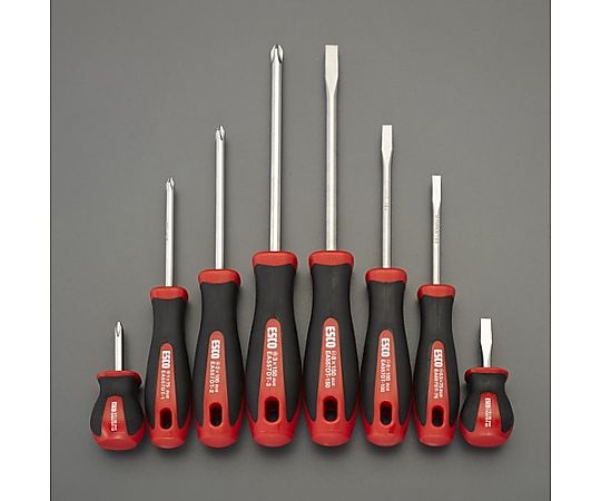 ８本組 ドライバーセット(ｽﾃﾝﾚｽ製/ｹｰｽ付)