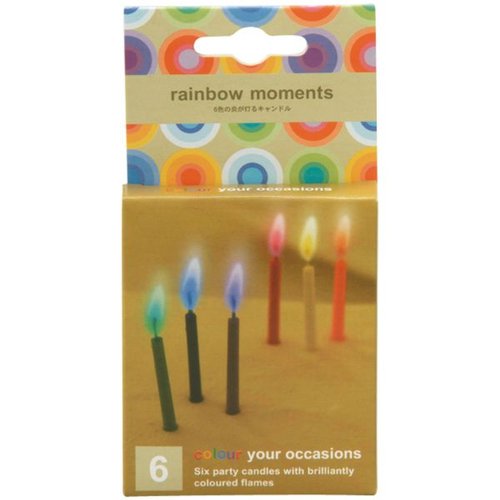 贈答用飾り rainbow moments 6色6本 カメヤマ [ケース販売]