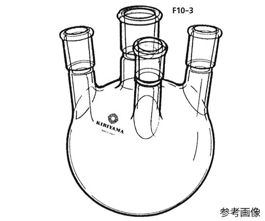四ッ口フラスコ（アングルタイプ）　100mL画像
