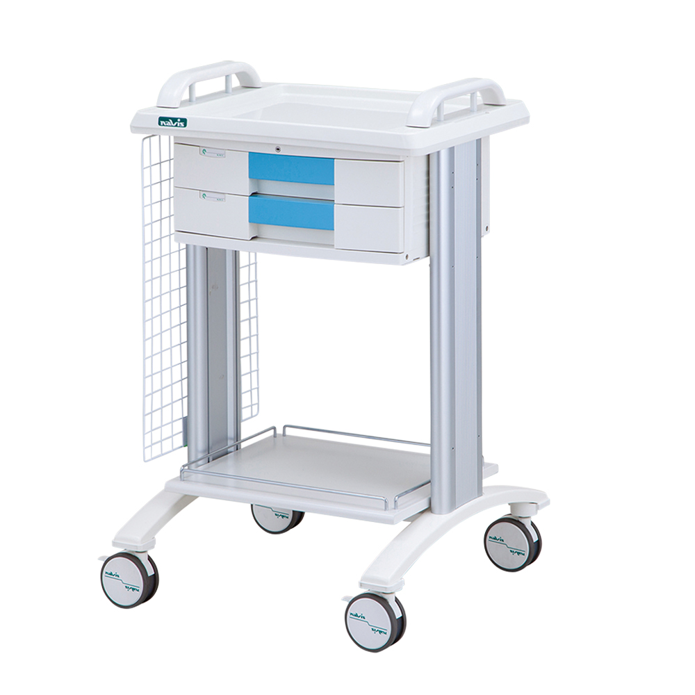 カレンカートⅡ（回診・引出し付） ブルー画像