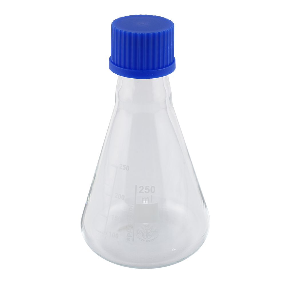 三角フラスコ　キャップ付　250mL画像