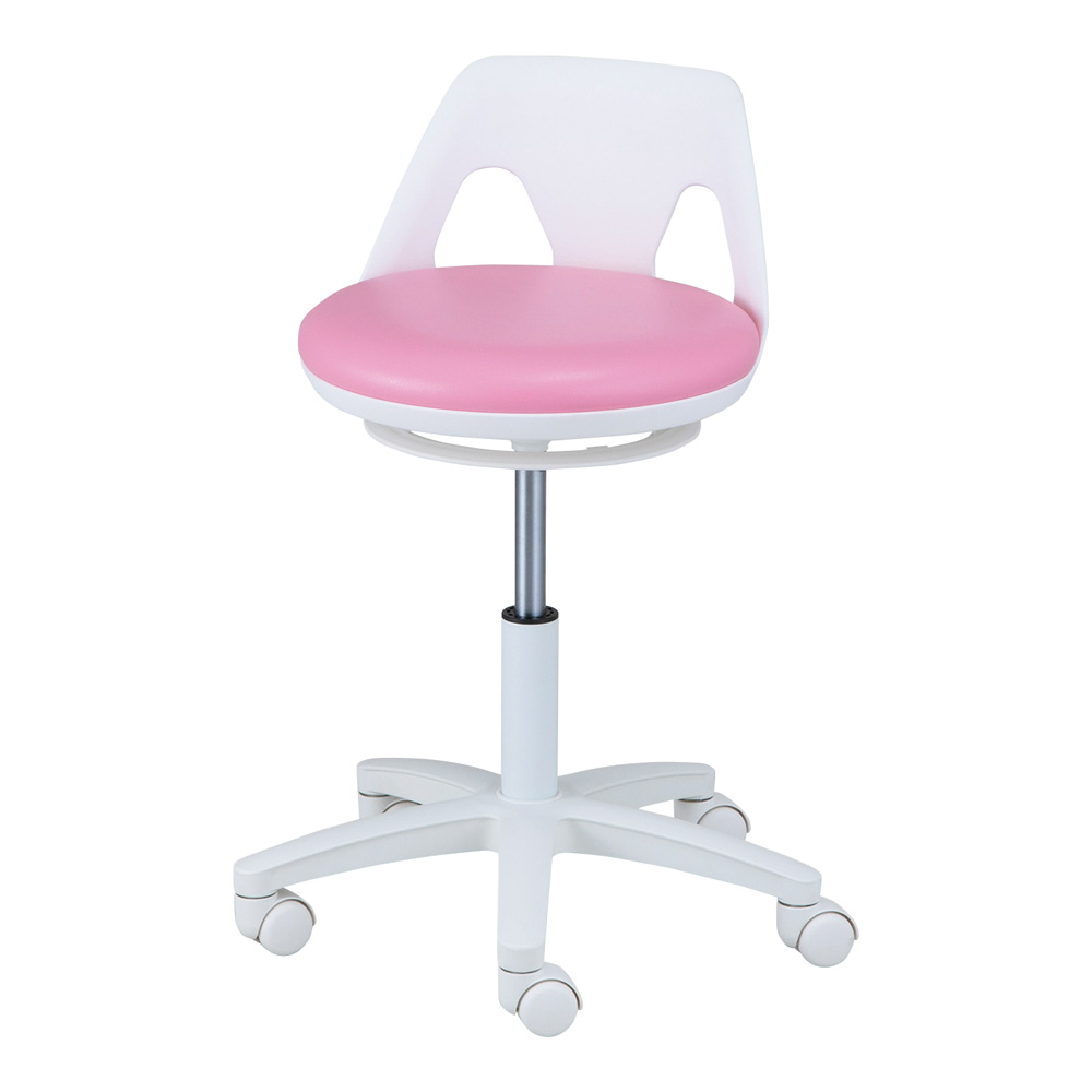 ナースチェア（ラクーン/ワイド）リング無し ピンク画像