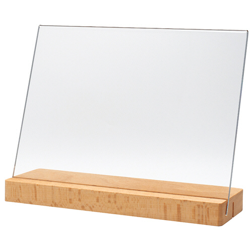 ｻｲﾝﾎﾙﾀﾞｰ2WAY木製ｽﾀﾝﾄﾞ A5ﾖｺ 1個画像