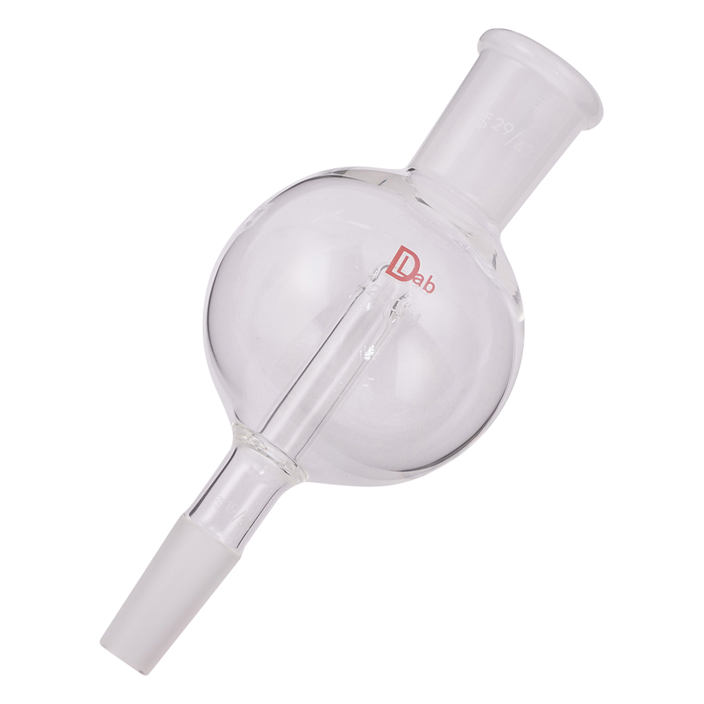 ロータリーエバポレーター用トラップ球 上部摺合 TS29/42 下部摺合 TS19/38画像