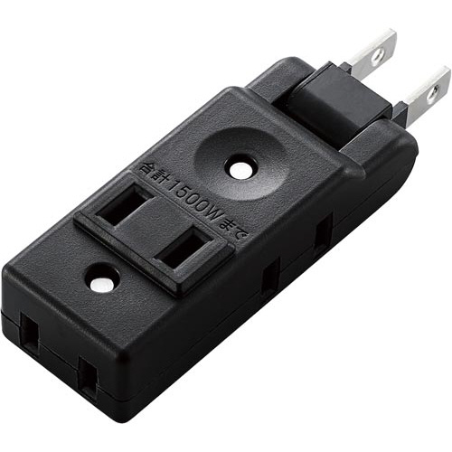 小物タップ　２Ｐ　４個口　ブラック画像