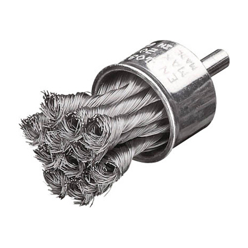 軸付ﾉｯﾄ型ｴﾝﾄﾞﾌﾞﾗｼ φ29 高張度鋼線 0.25 1個画像