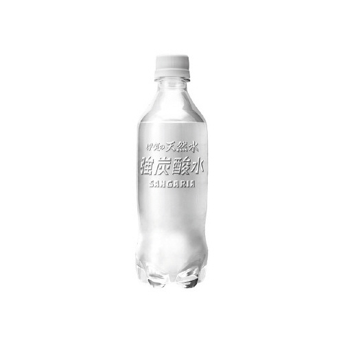 伊賀の天然水強炭酸水ラベルレス　４５０ｍｌ　２４本画像