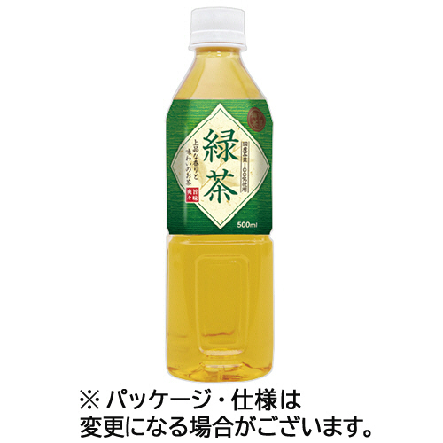 神戸茶房 緑茶 500mL ﾍﾟｯﾄﾎﾞﾄﾙ 1ｾｯﾄ(72本:24本×3ｹｰｽ)画像