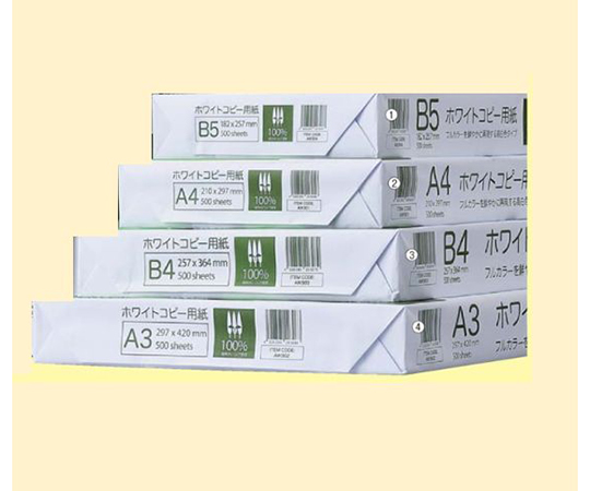 高白色コピー用紙　A4　500枚画像