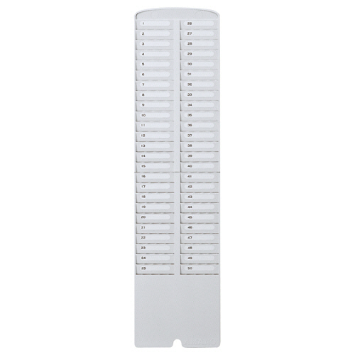 ﾀｲﾑｶｰﾄﾞﾗｯｸ 50人用 白 1台画像