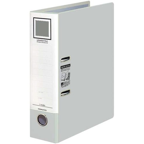 レバッチファイル　Ａ４縦　背幅７６ｍｍ　銀　５冊画像