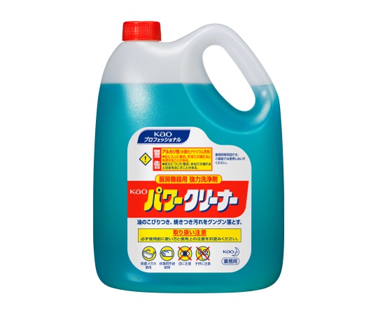 強力油汚れ用洗浄剤パワークリーナー 4.5L 業務用 153644 1ケース（4個入）画像