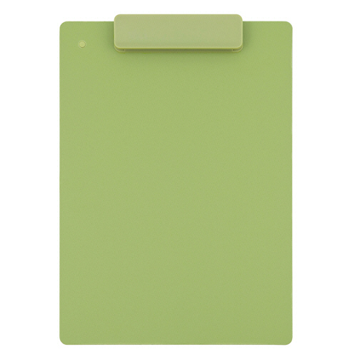 ﾀﾃﾖｺ兼用ｸﾘｯﾌﾟﾎﾞｰﾄﾞ ｼﾌﾃ A4 ﾘｰﾌｸﾞﾘｰﾝ 1ｾｯﾄ(10枚)画像