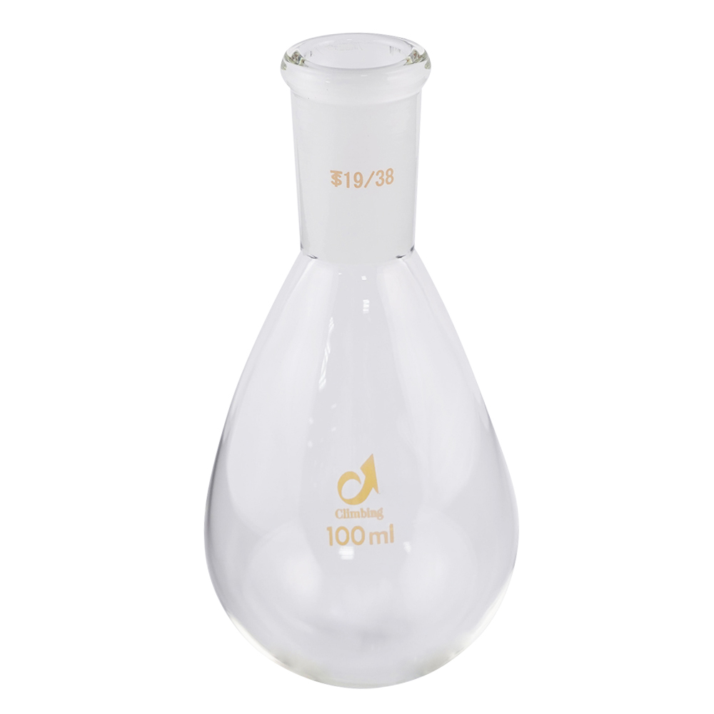 共通摺合茄子型フラスコ　100mL　TS19／38画像