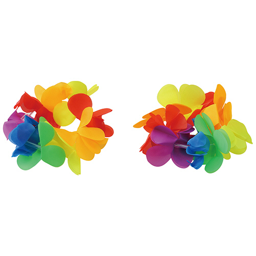 はなのうでわ 大 ﾚｲﾝﾎﾞｰ 1ﾊﾟｯｸ(2個)画像