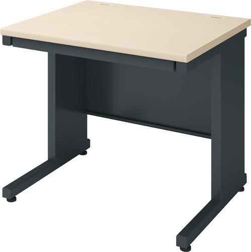 インベント平机奥行７００幅８００ナチュラル脚ＢＫ画像