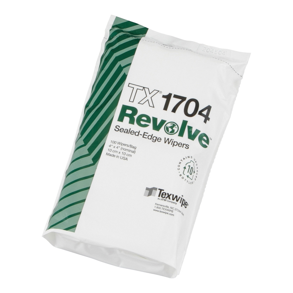 再生ポリエステルワイパー・リボルブ 100×100mm 未滅菌 100枚入画像