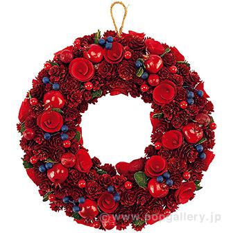 レッドナチュラルリース画像