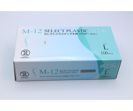 セレクトプラスチック手袋パウダーフリー L 100枚画像