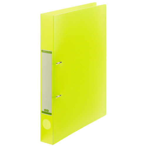 Dﾘﾝｸﾞﾌｧｲﾙ A4ﾀﾃ 2穴 200枚収容 20mmとじ 背幅38mm ｸﾞﾘｰﾝ 1冊画像