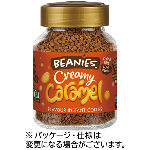 ｲﾝｽﾀﾝﾄｺｰﾋｰ ﾋﾞｰﾆｰｽﾞ ｸﾘｰﾐｰｷｬﾗﾒﾙ 50g 瓶 1本画像