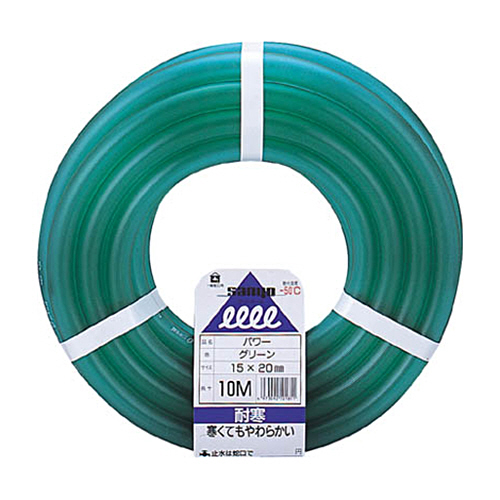 ﾊﾟﾜｰﾎｰｽ15×20mm ｸﾞﾘｰﾝ 10mｶｯﾄ 1巻画像