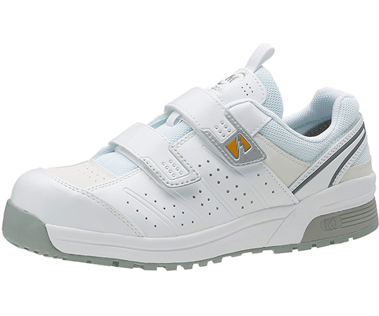 JSAA A種認定 先芯入り静電スニーカー MPN-305静電 ホワイト 27.0cm画像