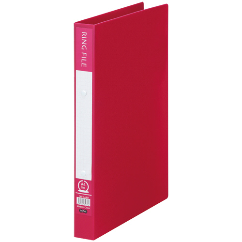 ﾘﾝｸﾞﾌｧｲﾙ A4ﾀﾃ 2穴 200枚 ﾘﾝｸﾞ内径25mm背幅30mmﾊﾞｰｶﾞﾝﾃﾞｨ 1冊