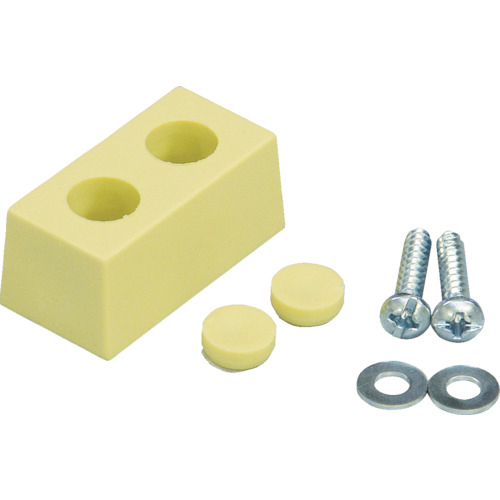 戸当りｸｯｼｮﾝ 角型 うす茶 1個画像