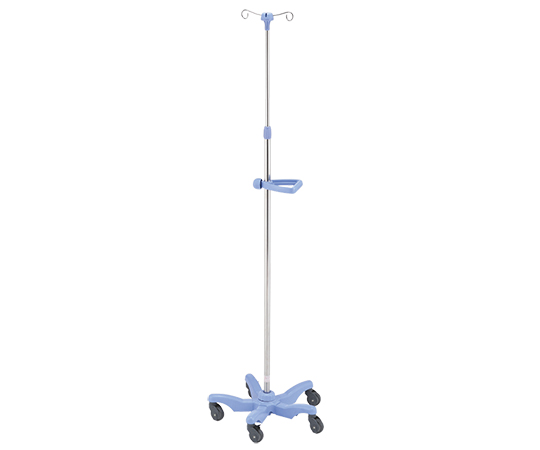 JUSTイルリガートルスタンド（ダンパー・ハンドル付き）　ブルー　フック2本画像