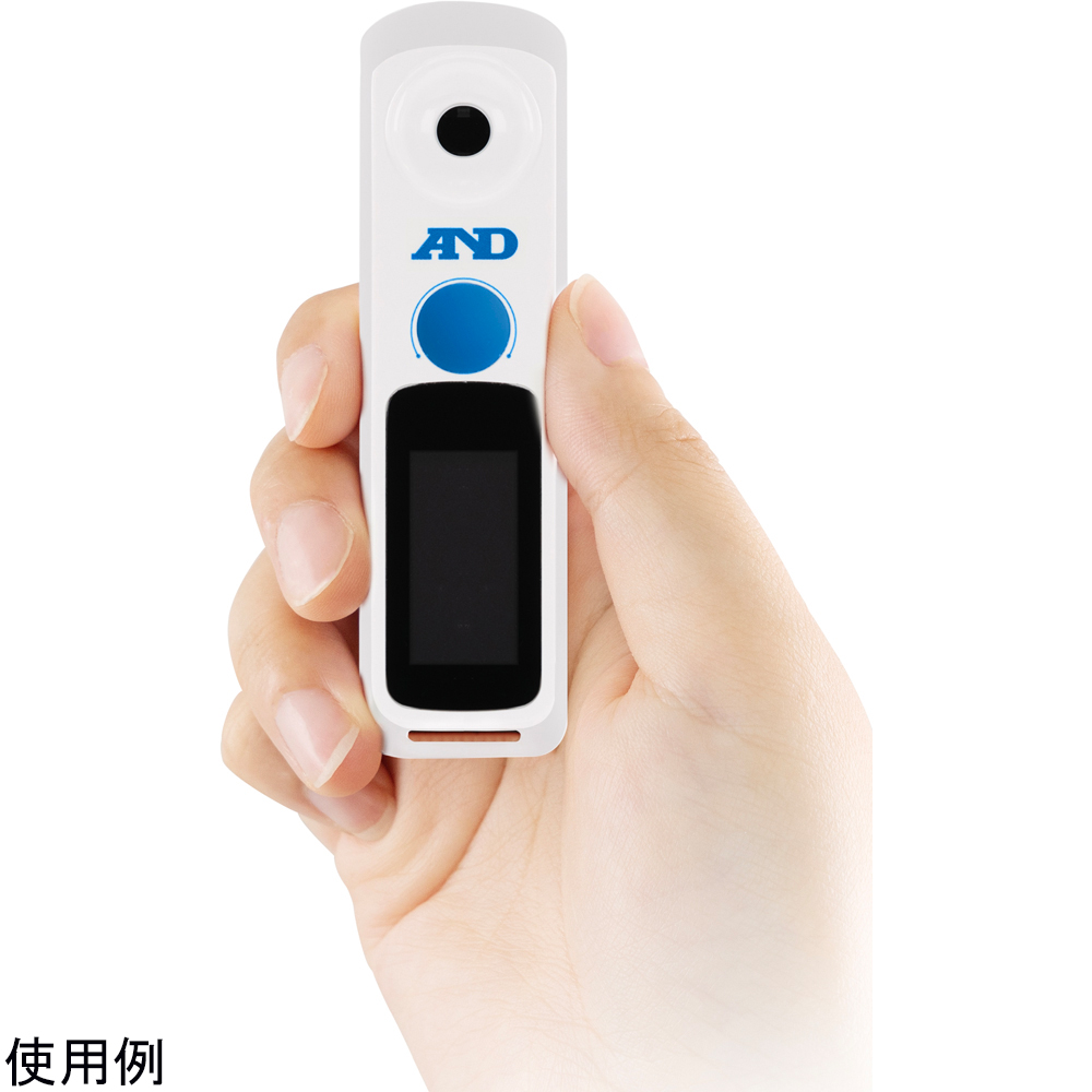 Bluetooth®内蔵 デジタル糖度計 横から見た液晶パネルとボタンがある本体の状態