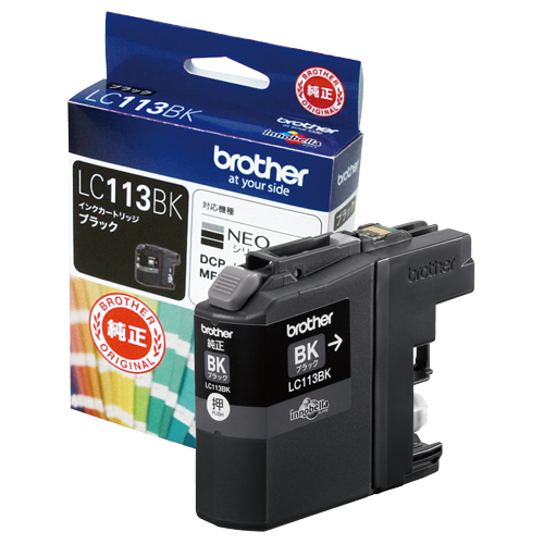 ｲﾝｸｶｰﾄﾘｯｼﾞ 黒 LC113BK 1個画像