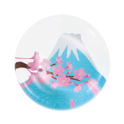 アクリル箸置き 桜富士画像