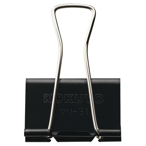 ﾀﾞﾌﾞﾙｸﾘｯﾌﾟ 超特大 口幅50mm 黒 1ｾｯﾄ(10個)画像