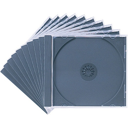 Blu-ray・DVD・CDケース　ブラック　1パック(10枚)画像