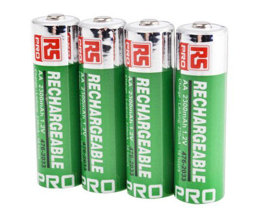 充電式単三電池 ニッケル水素 1.2V 2300mAh 1袋（4個入）画像