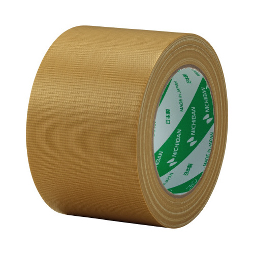 布テープ１２１Ｎ　黄土　７５ｍｍ　１２１Ｎ－７５画像