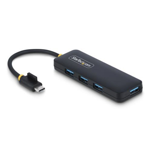 4ポート　USB3.0ハブ　ブラック　1個