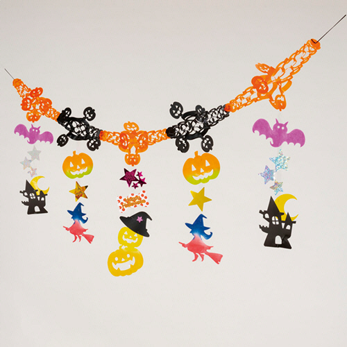 ハッピーハロウィンネットガーランド　1本画像