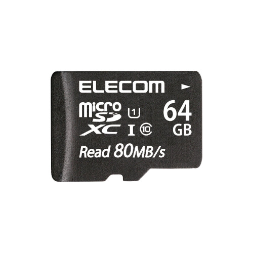 ｍｉｃｒｏＳＤＸＣカード　６４ＧＢ　防水　黒画像